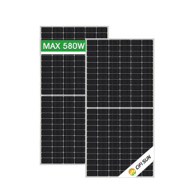 China CiFi Sun Photovoltaic Panel Europe All Black Mono Half Cell 2 KW 360W 370W 375W 380W 410W Energia Solar Panel PV Module 182mmx182mm for sale