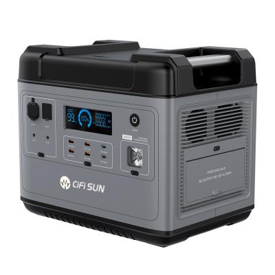 China Home Portable Solar System 2000w Inverter Lithium Battery Solar Power Station Generator Home Power Station for sale