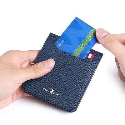 China WILLIAMPOLO Card Holder Men's Wallet Multi-Function Slim Wallet Purse Fashion Brand Genuine Leather Luxury Wallets for sale