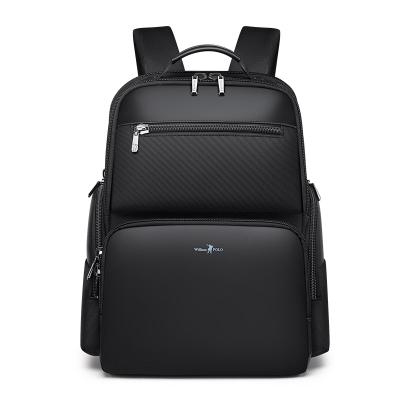 China With USB WILLIAMPOLO 2019 Fashion Waterproof Backpacks With USB Charge Left Black Flight Travel Bag Men Anti 15.6 Inch Laptop Backpack for sale