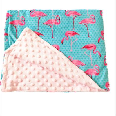 China 2021 Newest Design Month PORTABLE Dot Blanket For Baby Eco Friendly Colorful Packs for sale