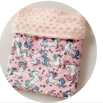 China Soft Baby Dot Blanket For Baby Girl Waterproof High Quality Eco-friendly Pink Blanket for sale