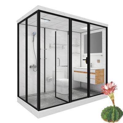 China YL896-E8 Customized Factory Made Modern Walk-in Modular Bathroom Pods With Wall for sale