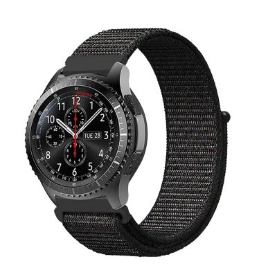 China For Samsung galaxy gear s3 watch strap sports strap for samsung galaxy watch 2 active 40mm 44mm 22mm bands 20mm nylon strap for galaxy watch 46mm gear s3 for sale