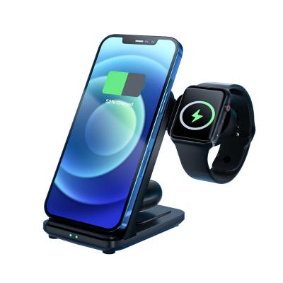 China Smart Watch 3 in1 wireless charging support for iphone for apple watchSE 316L multi-function wireless charger station for sale