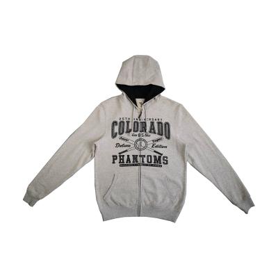 China Viable Top Selling Guaranteed Quality Fit Zipper White Hoodies Outdoor Jacket Hoody For Men for sale