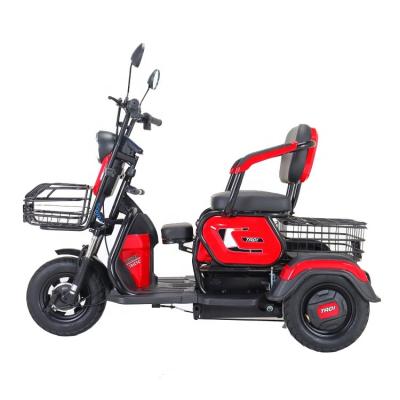 China Hot Sale Products 48V/60V Lead Acid Battery Carbon Steel Electric Bike Tricycle For Adults for sale