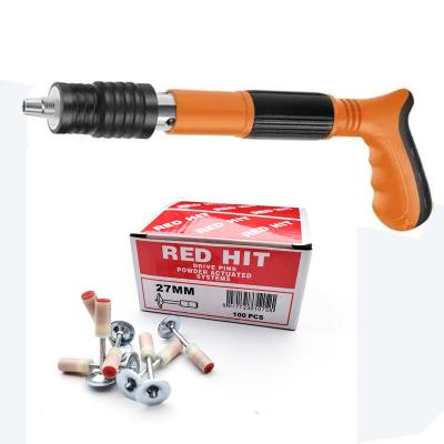 China Maximale nagellengte 1 1/2in Low Noise Manual Beton Nagelpistool Cartridge Mini Ceiling Tool Te koop