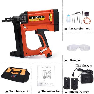 China GSR40 Gas Powered Concrete Nailer for Collated Concrete Nails 1 1/2IN Max Nail Length for sale