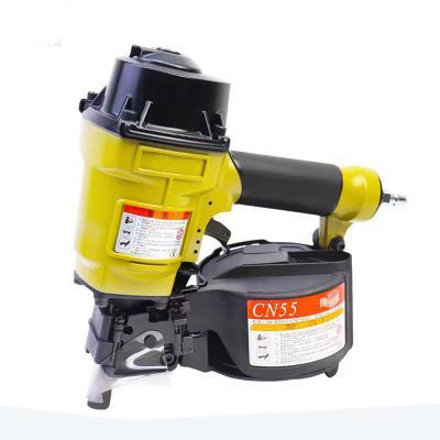 China Industrial Grade CN55 CN70 Pneumatic Roofing Nail Gun with High Power and No Voltage for sale