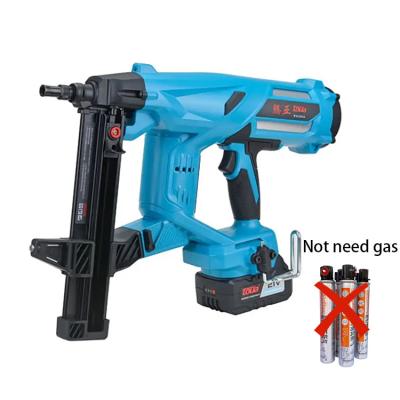 China 2024 Customized Support ODM Concrete Steel Lithium Battery Gun Nailer Without Fuel Cell for sale