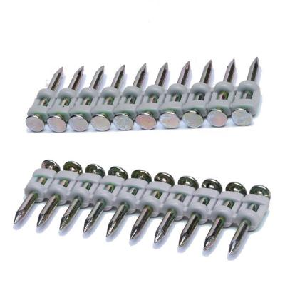 China Customized Color Smooth Shank Gas Concrete Pin Collated Nails for Sturdy Construction for sale