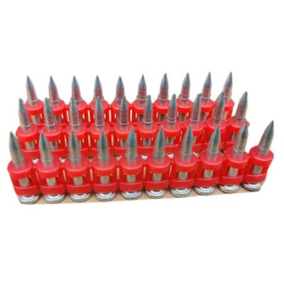 China 6.3mm Flat Head High Quantity Gas Concrete Steel Nails Fasteners 19mm Cut Point Nails for sale