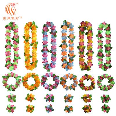 China Popular Hot Colorful Hawaiian Football Party Show Garland Bracelet for sale