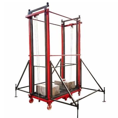 China Industrial New Electric Elevator Remote Control Fully Automatic Scaffolding Lift Platform for sale