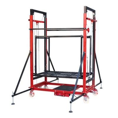 China Industrial 0.3 ton 0.5 ton Mobile Electric Lifting Ladder Scaffolding Platform for Construction for sale