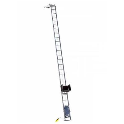 China Folding Ladders Safety and Easy Install Alum ladder Lift Solar Photovoltaic Panel Ladder Lift 250kgs for sale