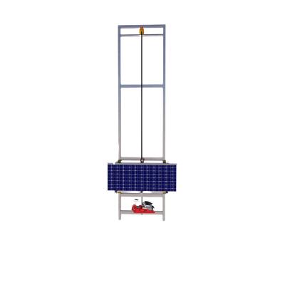 China Durable High Quality Electric Cargo Elevator Lift Solar Panel Lift 200kg Lift 4 Panels for sale