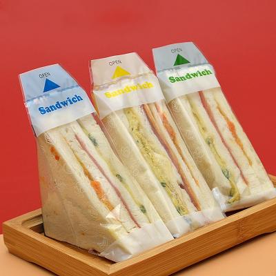 China Food Grade Eco Friendly Biodegradable Sandwich Bag Disposable Safety Sandwich Bag Clear Sandwich Packaging Plastic Bags for sale