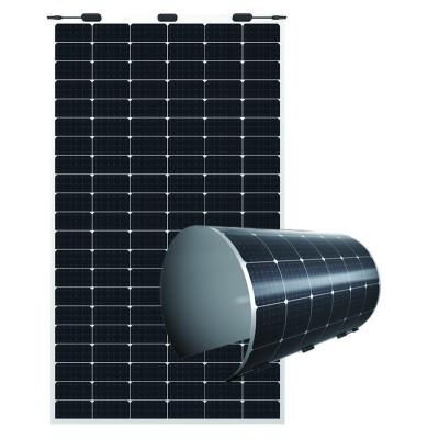 China Flexible Back Panel Solar Panels 425W PV 430Watt 12V China Semi-flexible Adhesive Solar Panel With 25 Years Warranty for sale