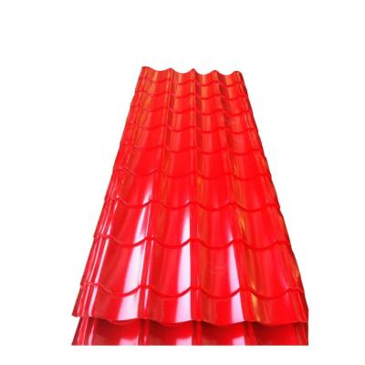 China Corrugated Sheet Color Construction Roofing Coating Galvanized Steel Sheet Backing Plate for sale