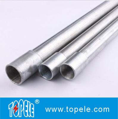 China 3/4” Hot-dipped Galvanized BS4568 Conduit / GI PIPE With Integral Coupling for sale