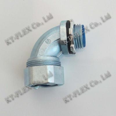 China Electrical flexible conduit 90 elbow fitting for sale