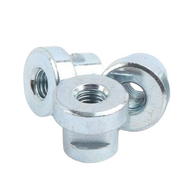 China DIN3015 Stainless Steel Pipe Rail Flange Hydraulic Rail Nut Fittings Heavy Duty M10 M12 for sale