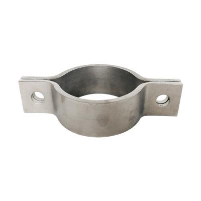 China Hot Selling Stainless Steel Flat Steel Pipe Flange Impact Tube Clip for sale