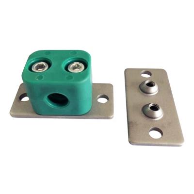 China Plastic Pipe Clamp Green Pipe Clamp Butterfly Clip 20mm for sale