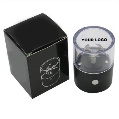 China JUJI 2022 Portable Multi Color USB Charging Automatic Herb Dry Grinder Electric Herb Grinder Flower Tea for sale