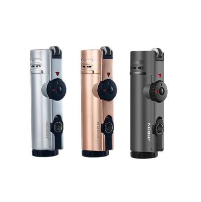 China Jet Four Flame Gas Torch Refill Gas Lighter Butane Gas Lighter Cigar Torch Smoking Lighter With Multifunctional Cigar Accessories for sale