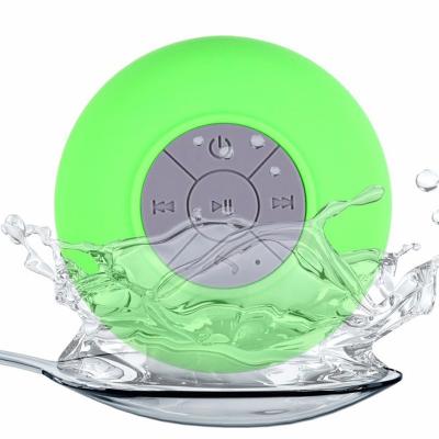 China Wireless Charger For Portable Waterproof Splash Proof Cup Mini Speaker Suction Cup Mobile Phone Bathroom Wireless Speaker for sale