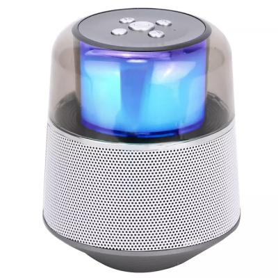 China Wireless Charger For Mobile Phone Super Quality Wireless Speaker Colorful Sound Powerful TF Card LED Lights Transmission Wireless Speaker for sale