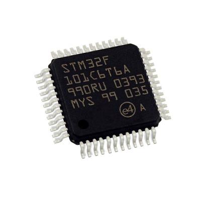 China New Original Link STM32F101C6 IC Integrated Circuits Chip STM32 Mainstream MCU LQFP48 7x7x1.4 mm STM32F101C6T6ATR for sale