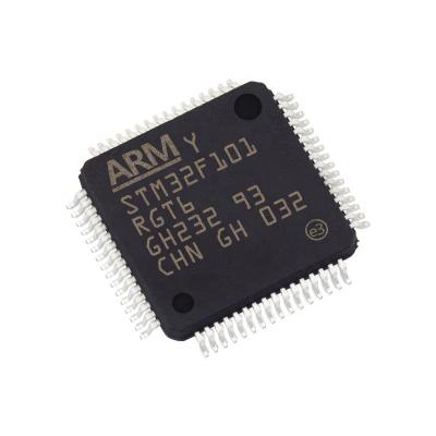 China New Original Link STM32F101RG IC Integrated Circuits Chip STM32 Mainstream MCU LQFP64 10x10x1.4 mm STM32F101RGT6TR for sale