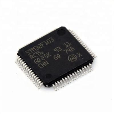 China New Standard Original IC STM32F103RC Integrated Circuits Chip STM32 Mainstream MCU LQFP64 10x10x1.4 mm STM32F103RCT6 for sale