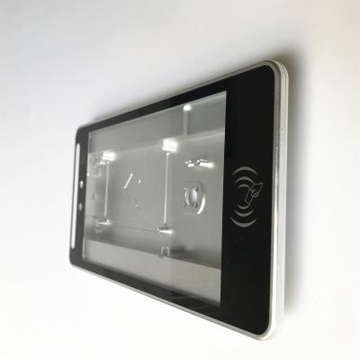 China CNC Mount Aluminum Milling Aluminum Anodized Front Plate For Face Recognition Display for sale