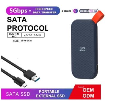 中国 高速データ転送 SATA 外部SSDドライブ 5GBPS サーバーデスクトップ用 販売のため