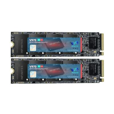 Cina 4 Tb Alta capacità Nvme 2280 Solid State Drive (SSD) M. 2 SATA Pcle4.0 X 4 Velocità R/W 7455MB/S ~ 6847MB/S in vendita