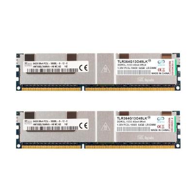 Cina DDR3 ECC Server RAM 128GB 1333MHz 4G*4 8r*4 1.35V PC3l-10600 Ecc Lr-DIMM Kits X2 in vendita