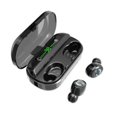 China Wireless Sports Earbuds V10 BT Earphone LED Display With 2000mAh Power Bank Earphone With Microphone 8D Noise Cancellation Earbuds for sale