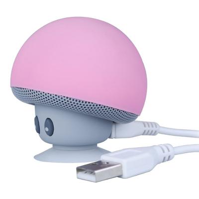 China New Cute Small Video Call Mushroom Suitable For All Phone Subwoofer Metal Speaker BT Mini Audio Call Blue Smart Tooth 5.0 for sale