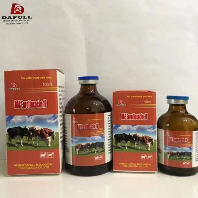 China Einspritzungs-Mundlösung 50ml 100ml Enrofloxacin 10% für Geflügel-Gebrauch zu verkaufen