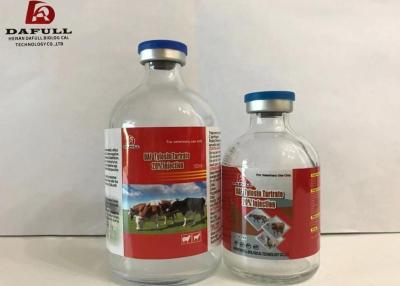 China 50ml 100ml injizierbare Veterinäreinspritzung des Drogen-Tylosin-Tartrat-20% zu verkaufen