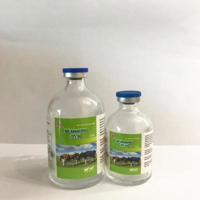 China Der GMP-Amoxicillin-15% Veterinärvieh-Schafe einspritzungs-Drogen-50ML 100ML zu verkaufen