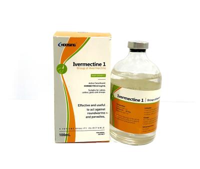 Chine Drogues de l'injection 1% 10ml 50ml 100ml Veterimary d'Ivermectin à vendre