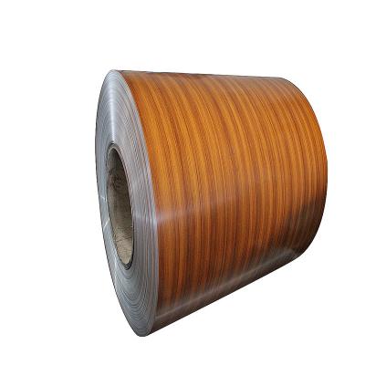 China Industry Color Coating Aluminum Coil With Wood Grain Aluminum Roofing Coil for sale