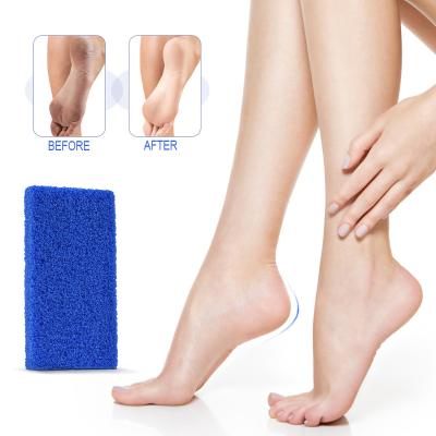 China Free Shipping USA Professional Blue Dead Skin Remover 3200Pcs/Case Pedicure Tools Disposable Foot File Mini Pumice Pad Bar for sale