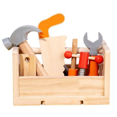 China Wooden Nut Disassembly and Assembly Toolbox for Children's Educational Toys Early Education Enlightenment Nut Disassembly and Assembly Practical Ability for sale